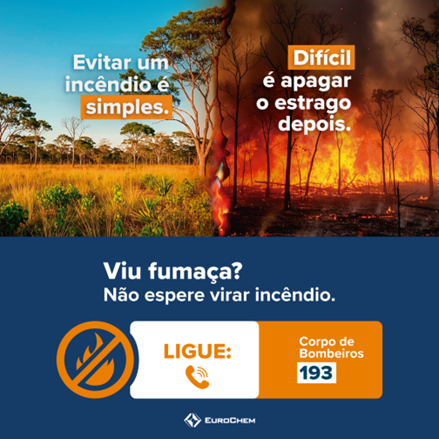 Imagem do alto de um aceiro, faixa de terra limpa de vegetação, que funciona como barreira física para impedir que o fogo se alastre.